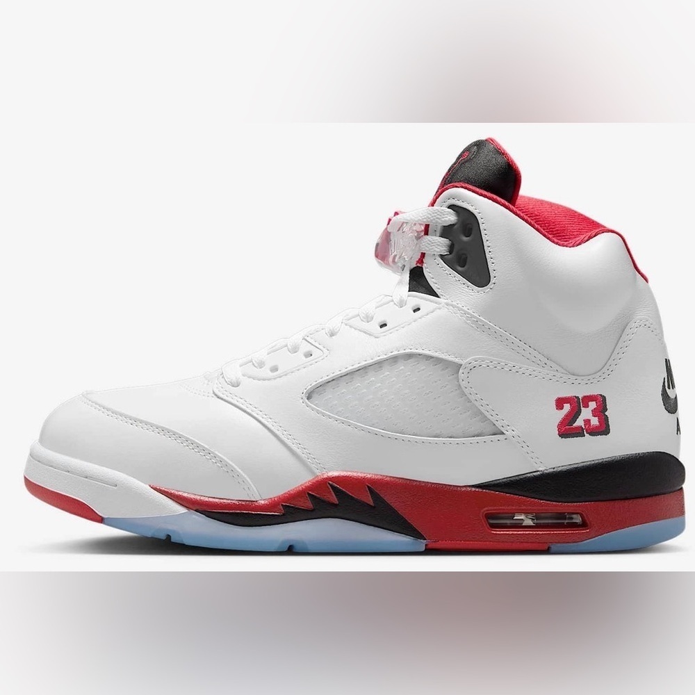 Sz 15 Air Jordan 5 Retro "Fire Red Black Tongue"